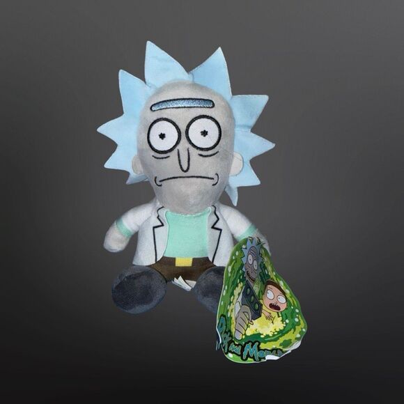 NWT The Toy Factory Rick and Morty" Rick Plush Stuffed Doll 5"P6 - Picture 6 of 7